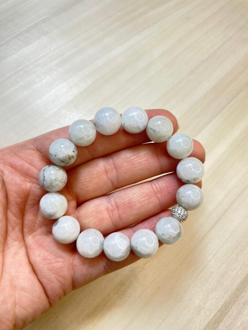 Ay Taşı 12 mm A+ Bileklik